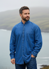 Civilian Irish Grandfather Shirt | Denim