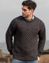 Aran Kildare Charcoal Crew Neck Sweater | 100% Merino Wool