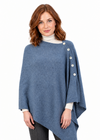 Cape with side buttons, front-facing pose