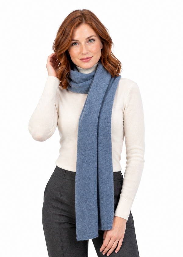 Cape worn as a scarf, matching new model