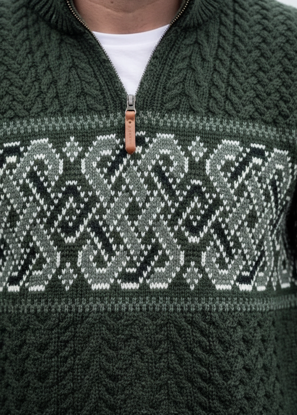Celtic Knit Pattern Zoom