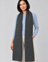 100% Merino Wool Giant Scarf | Charcoal