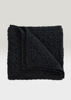 Aran Charcoal Pure Wool Throw