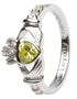 Claddagh Birthstone Ring – August