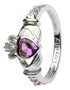 Claddagh Birthstone Ring – June