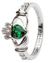 Claddagh Birthstone Ring – May