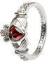 Claddagh Birthstone Ring – January