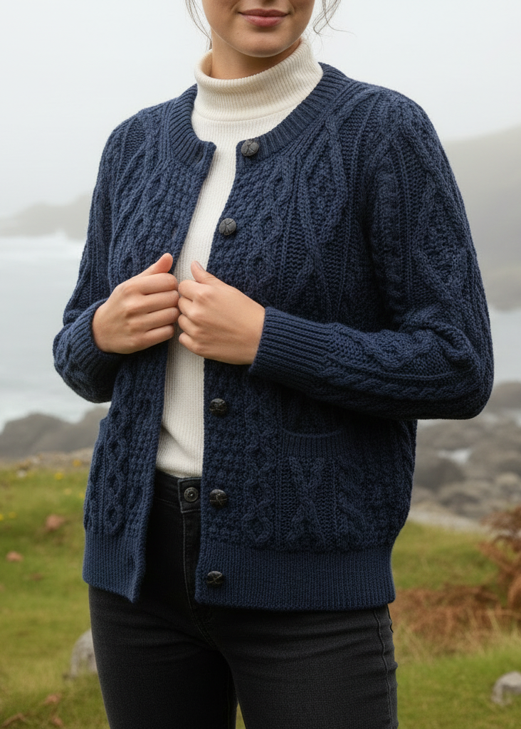 Close-up button detail