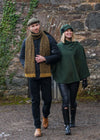 Mucros Tweed Irish Poncho | Green