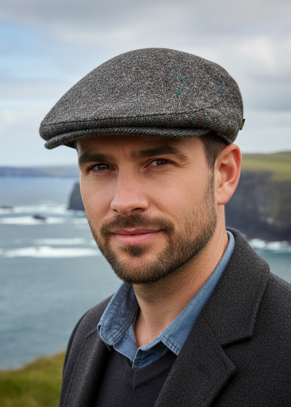 Donegal Tweed Cap - Coastal lifestyle 3