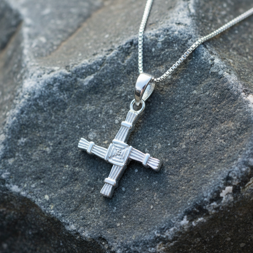 Sterling Silver St Bridget Cross