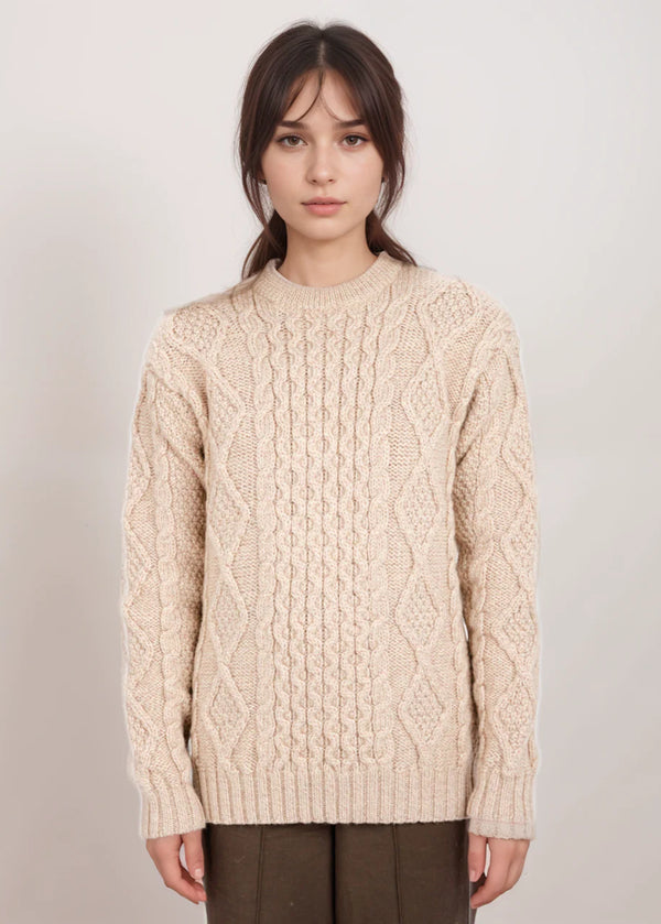 Heavy Weight Aran Fisherman Sweater
