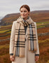 Foxford Giant Merino Scarf | Camel Check | Best Seller
