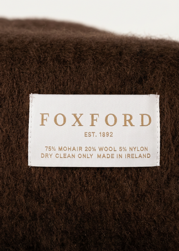 Foxford sewn-label close-up