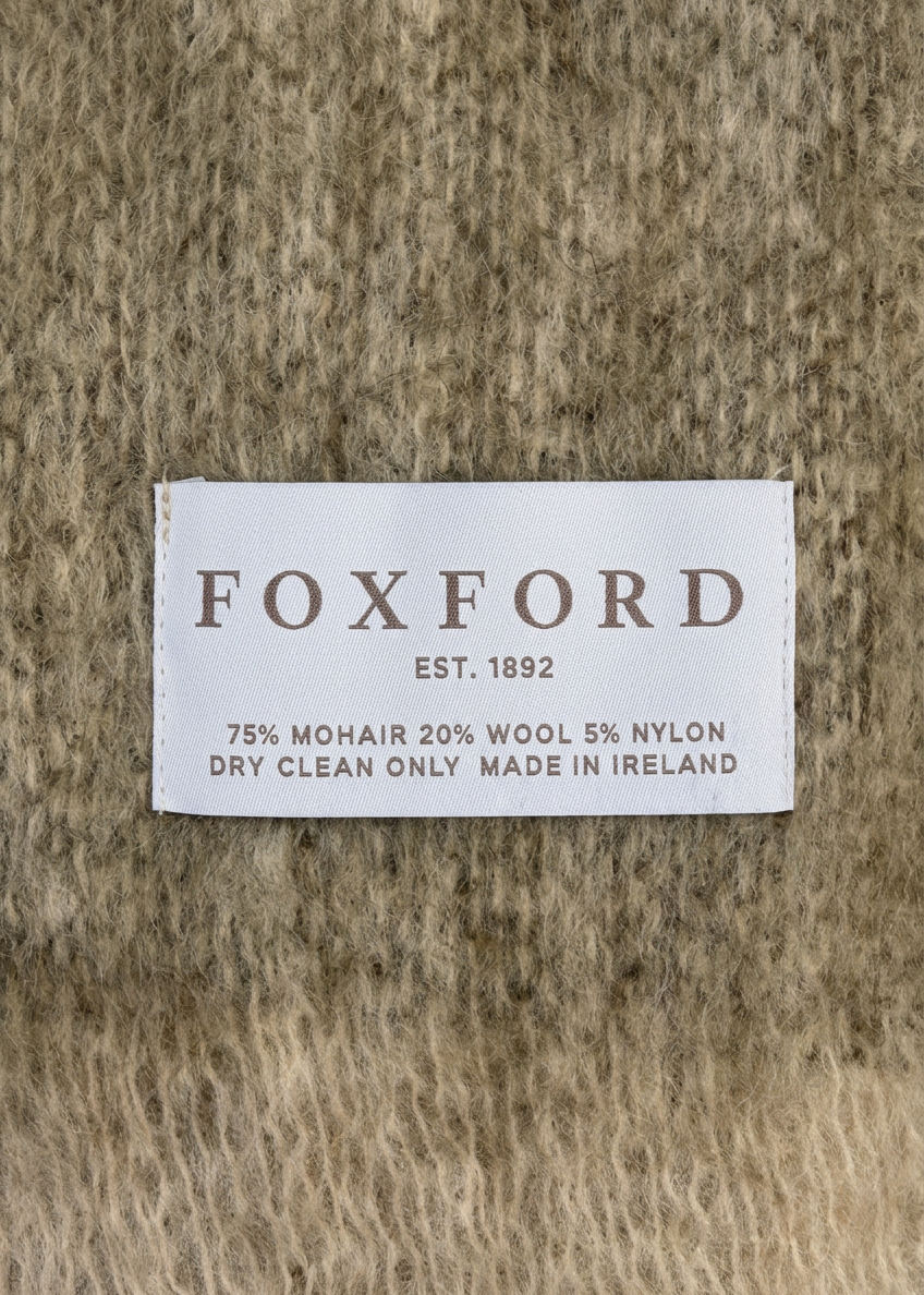 Foxford sewn-label close-up