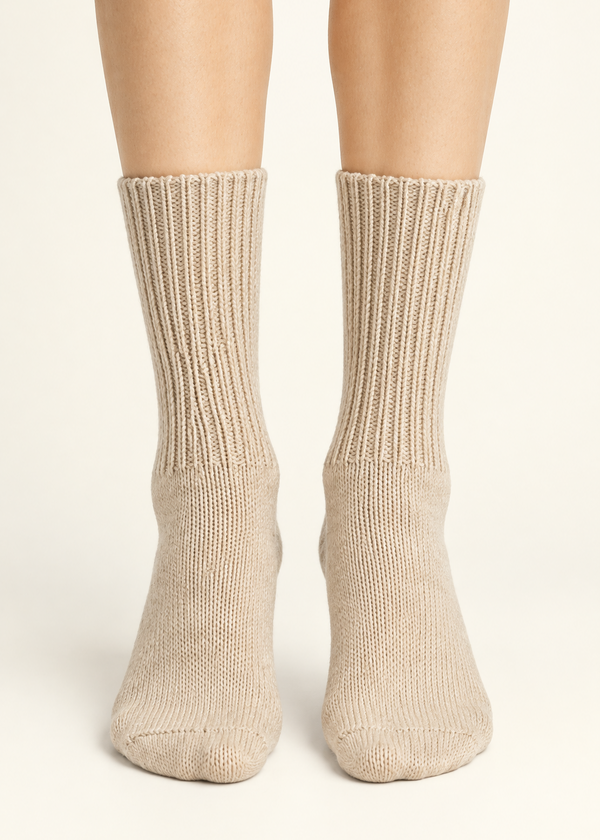 Front view, pair of feet