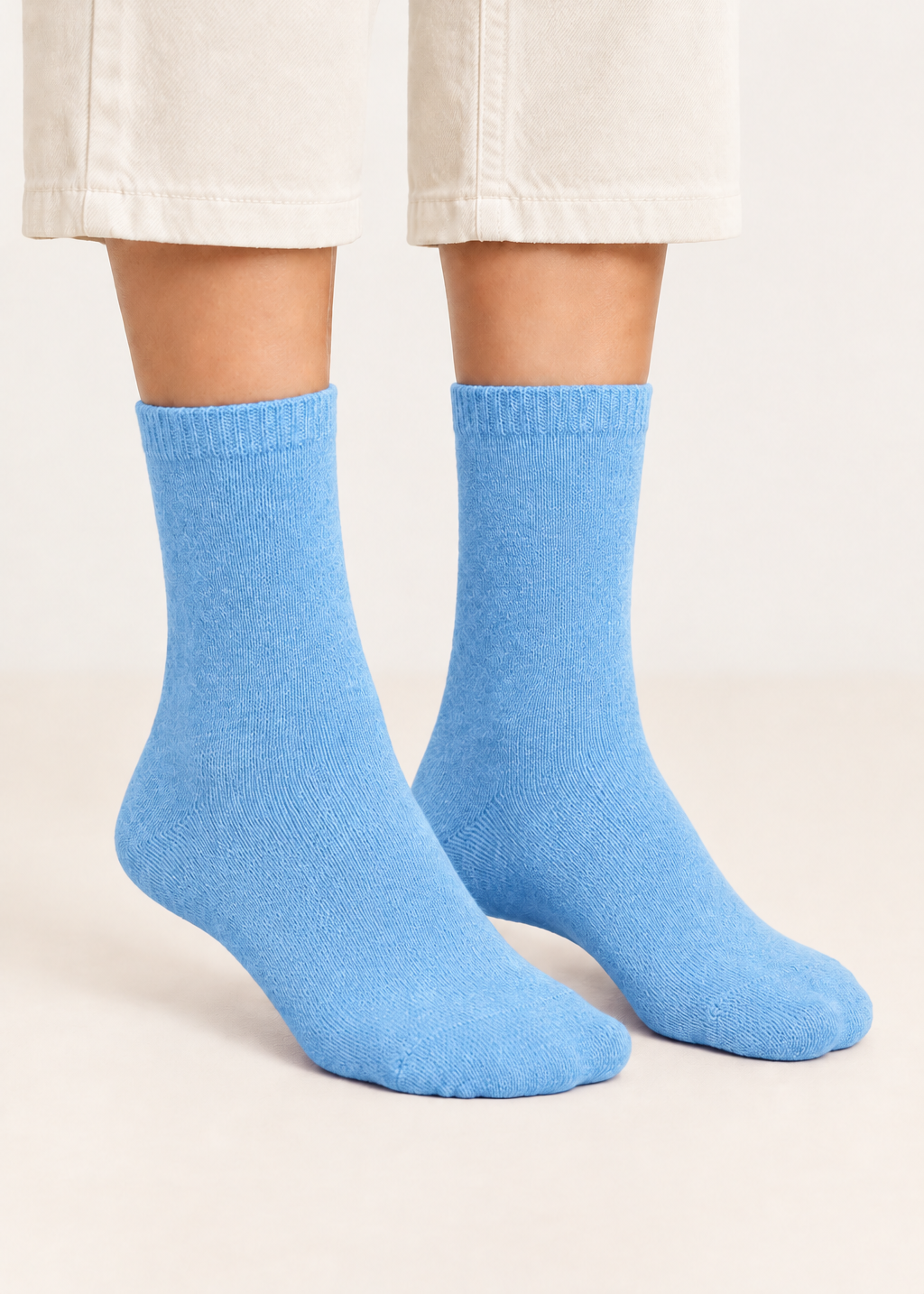 Front view, pair of feet