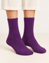 West of Ireland Alpaca Socks | Purple