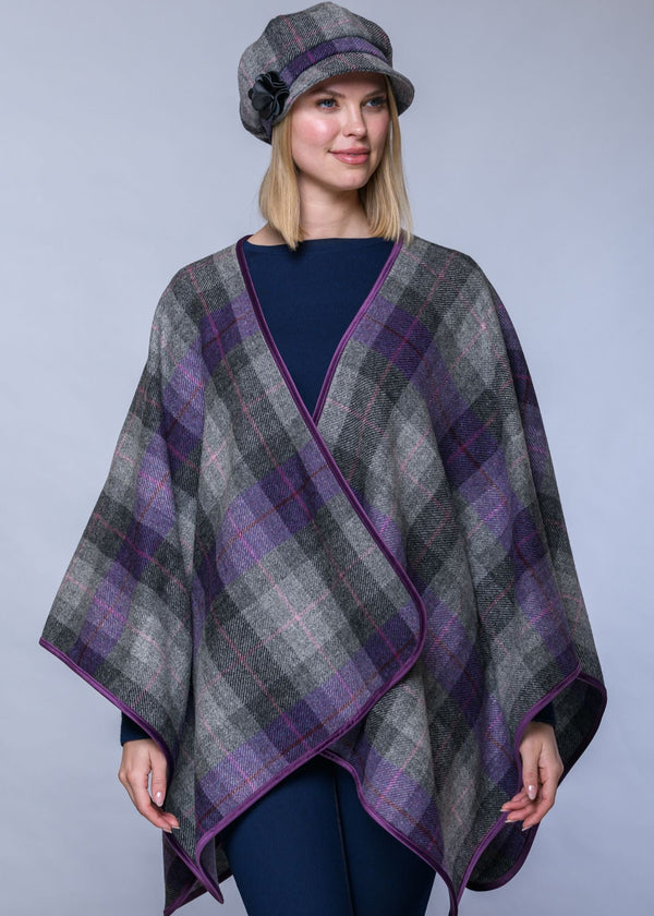 Mucros Wrap | Lavender Check