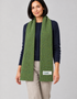 Fisherman Donegal Fleck Wool Scarf | Green