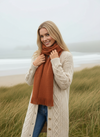 Mucros Islander Scarf | Orange Rust