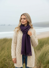 Mucros Islander Scarf | Purple Speck