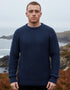 Fisherman Rib Merino Sweater | Denim Marl - Clearance