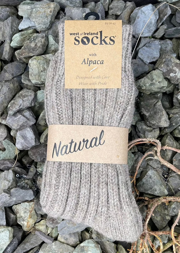 West Of Ireland Alpaca Wool Socks