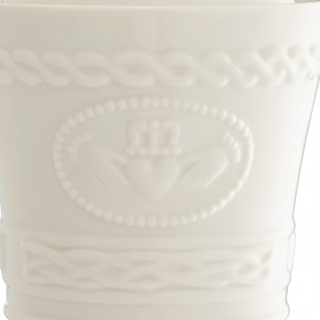 Belleek Claddagh Design Detail - Celtic Knotwork