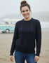 IrelandsEye Women's Aran Sweater | Navy