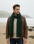 Foxford Lambswool Scarf | Amazon Green | 100% Irish Lambswool