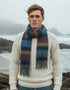 Foxford Lambswool Scarf | Armada Stripe