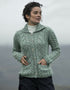 Belcarra Ladies Aran Cardigan | Mint