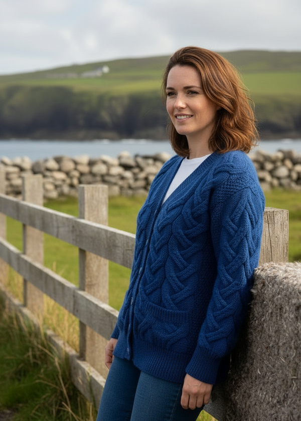 Irish heritage cardigan photography