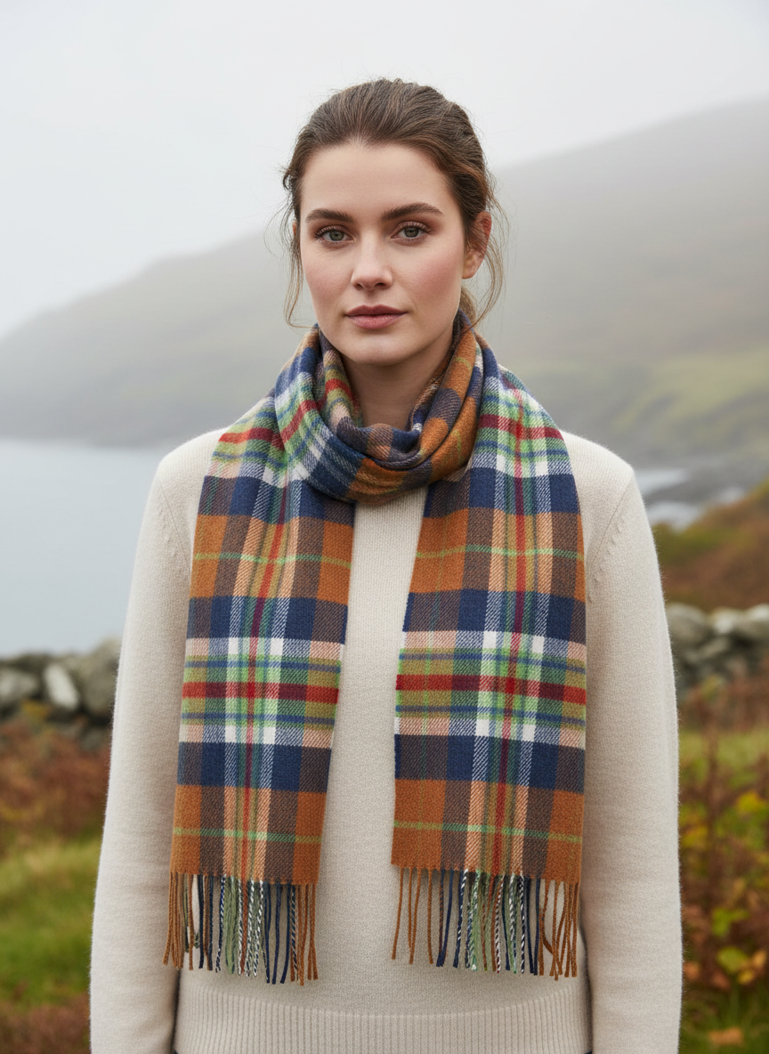 John Hanly Merino Scarf Lifestyle - Accurate Dimensions