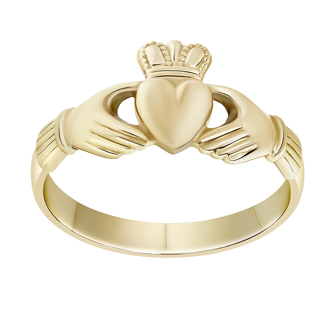 Gold Ladies Claddagh Ring