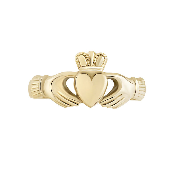 Gold Ladies Claddagh Ring