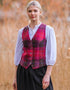 Mucros Ladies Vest | Pink Check