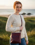 Lee River Leather Mary Bag | Red