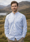 Civilian Irish Grandfather Shirt | Traditional Cotton Collarless Shirt