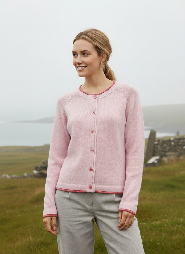 IrelandsEye Killiney Cardigan | Pink