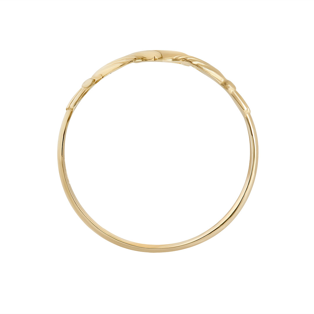 Lightweight Gold Claddagh Ring