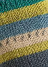 Macro detail of the sock material