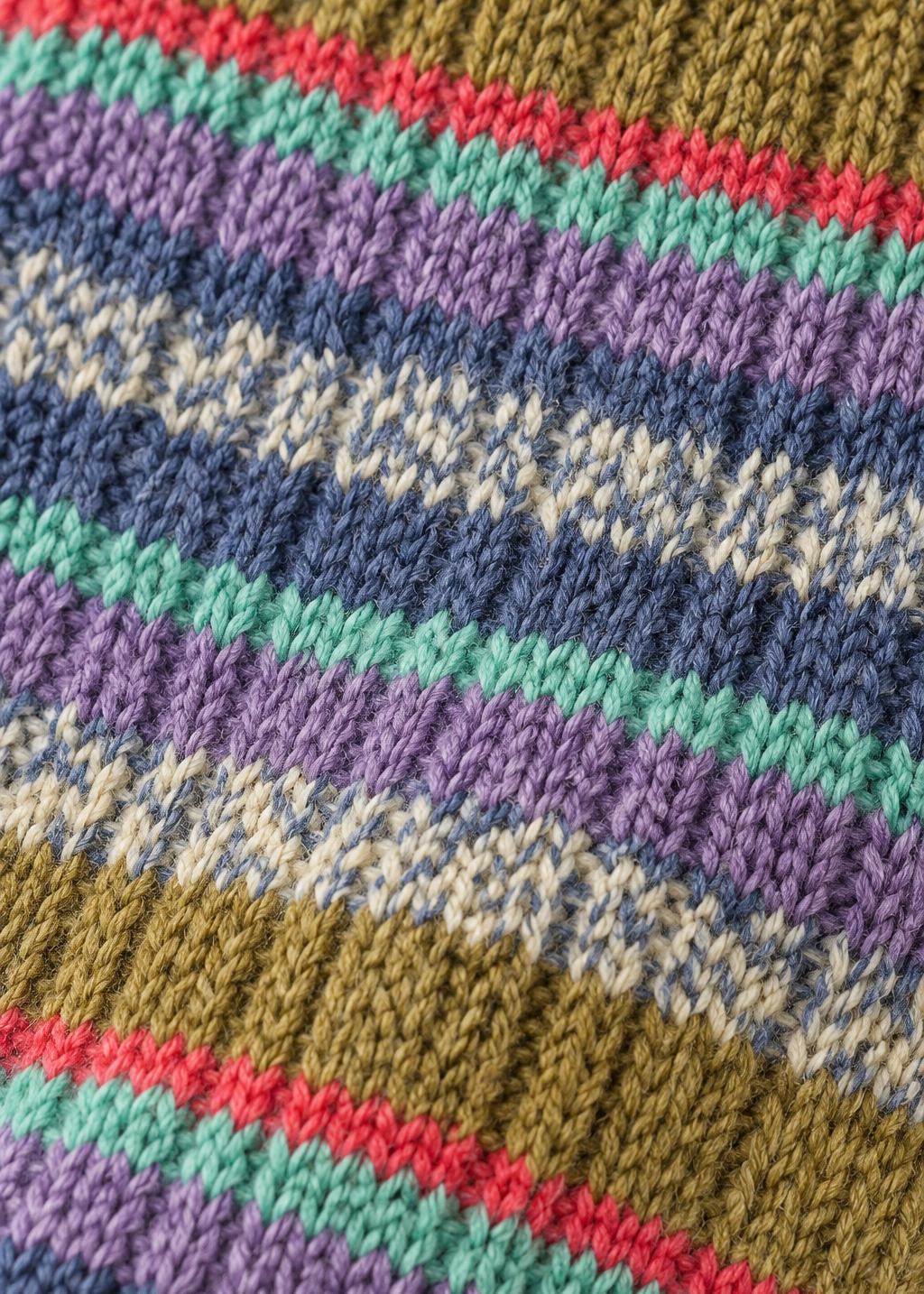 Macro detail of the sock material