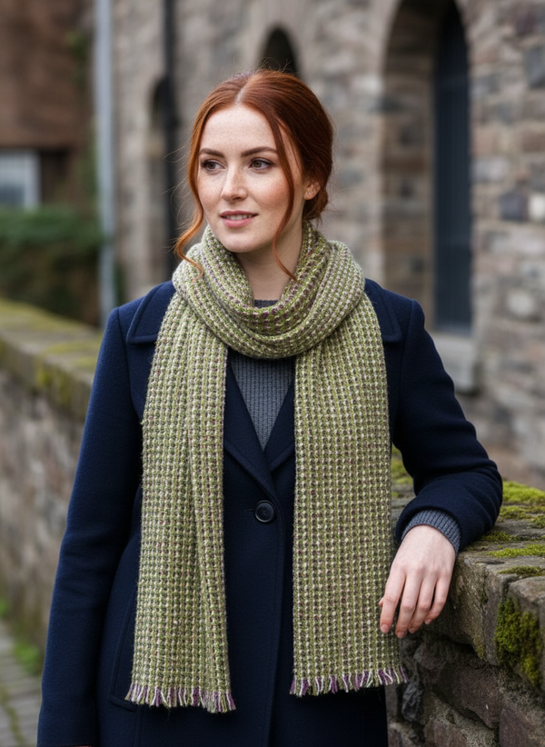 Mucros Atlantic Scarf lifestyle image with different model