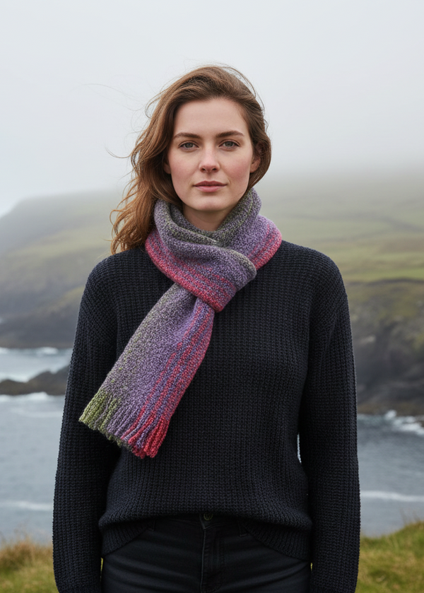 Mucros Skellig Scarf Photorealistic Lifestyle Image