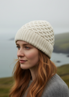 Aran Merino Wool Hat - Natural