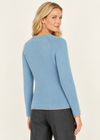 IrelandsEye Women's Killiney Cardigan | Pale Blue Wool-Cashmere Blend