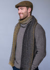 Mucros Islander Scarf | Grey Brown