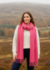 Pink Cashmere Scarf Lifestyle - New Model